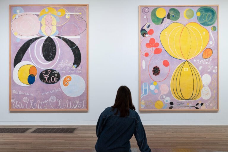 7 Hilma Af Klint And Piet Mondrian Installation View At Tate Modern