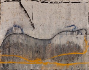 03_taurus, 2013, oil, graphite on steel mesh, 158x198cm