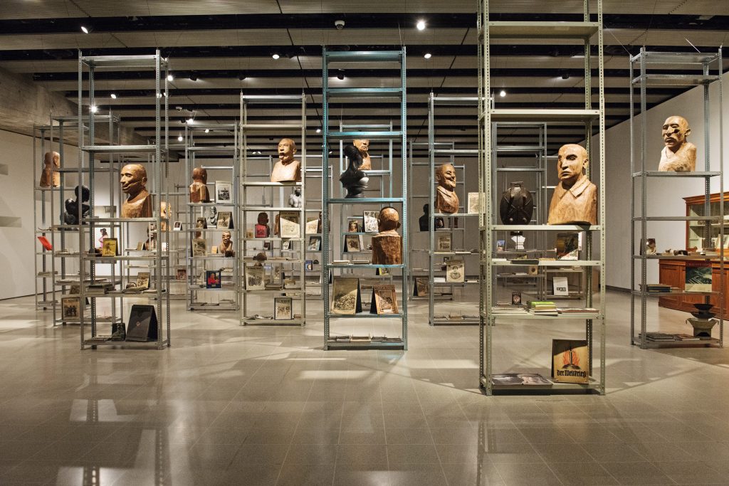  Installation view of The Repair from Occident to Extra-Occidental Cultures, Kader Attia_ The Museum of Emotion at Hayward Gallery. Copyright the artist, courtesy Hayward Gallery 2019. Photo_ Linda Nylind