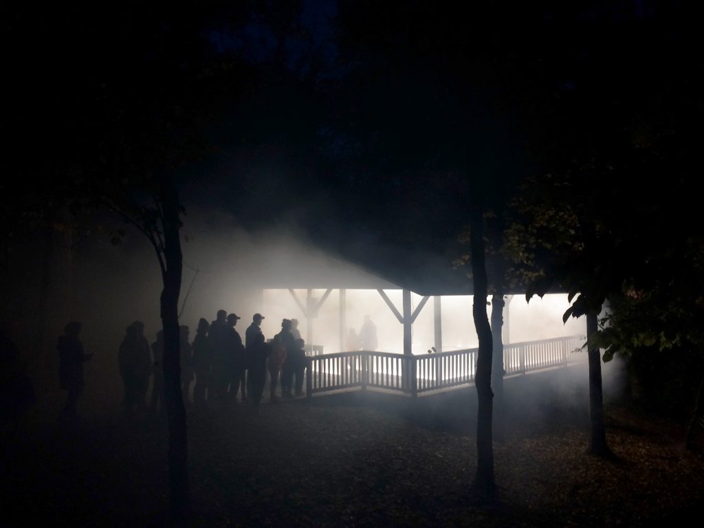 Cloud Square a site-specific installation by polish artist Karolina Halatek