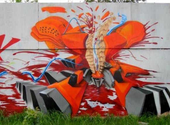 1 Street Artist SOAP’s mural in Bydgoszcz, Poland
