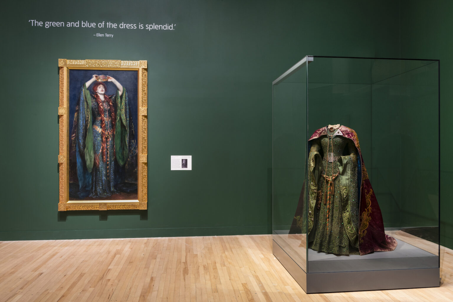 Sargent and Fashion installation view with Ellen Terry as Lady Macbeth ...