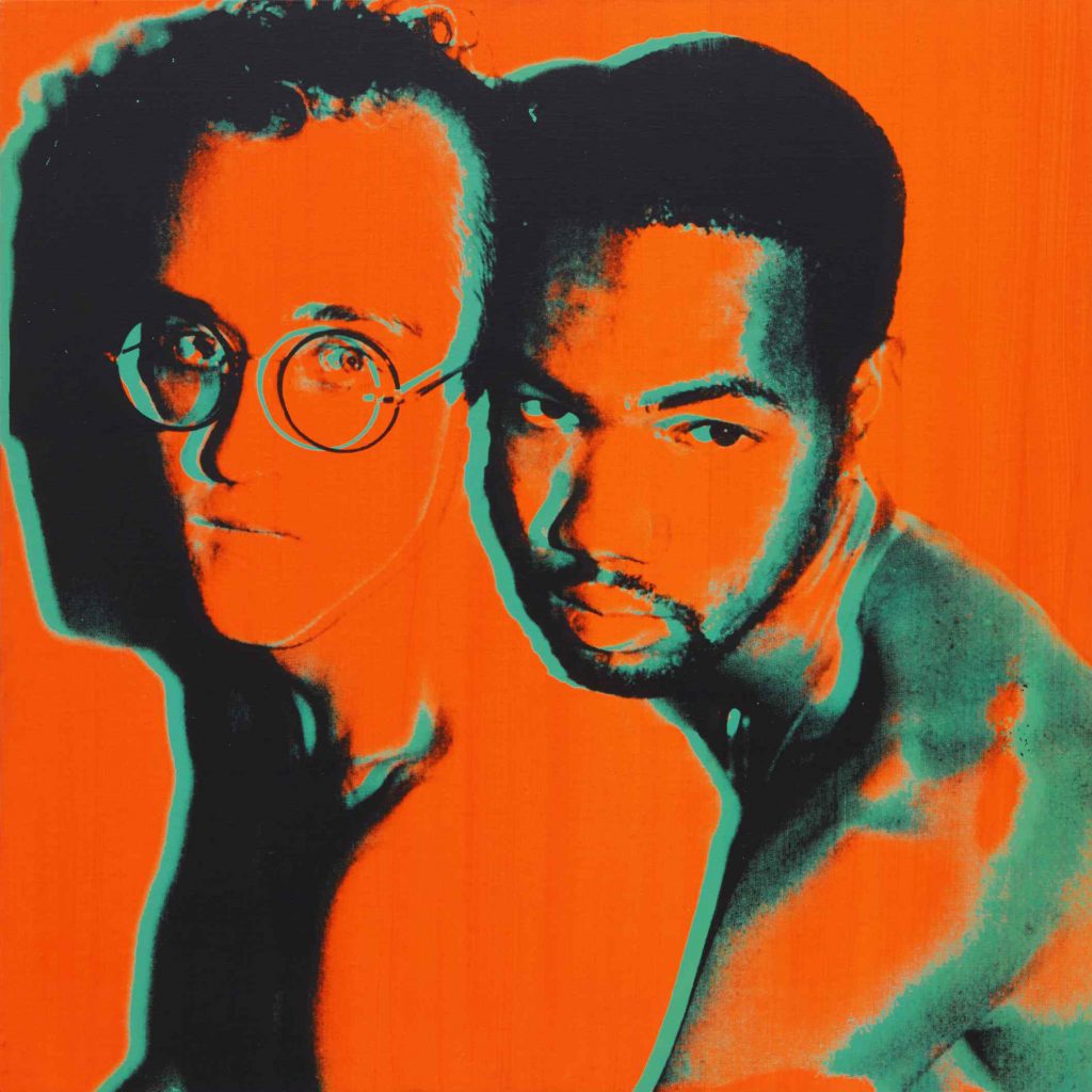 Andy-Warhol-Portrait-of-Keith-Haring-and-Juan-DuBose FAD magazine 