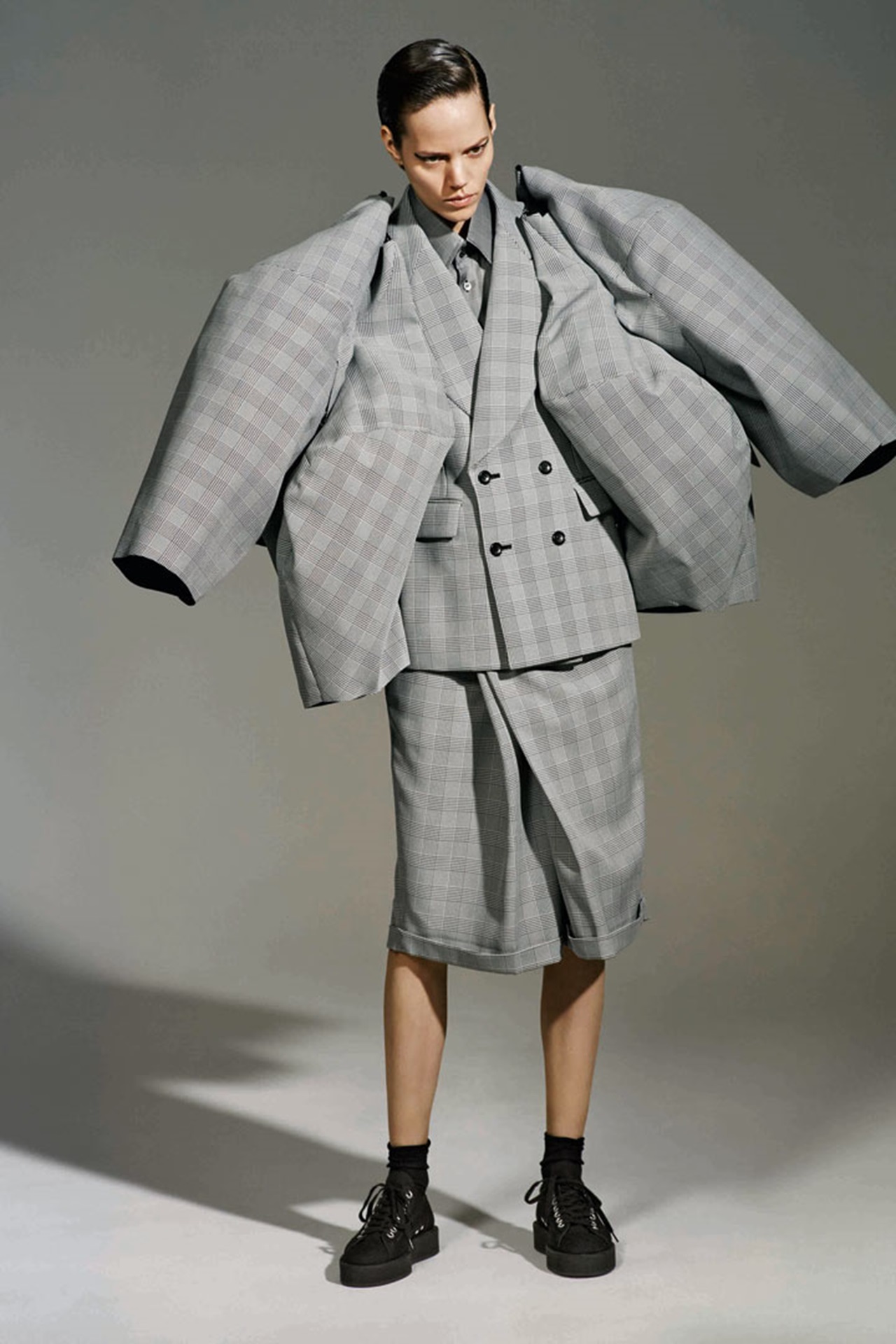 Rei Kawakubo (Japanese, born 1942) for Comme des Garçons (Japanese, founded 1969). The Infinity of Tailoring, autumn/winter 2013–14; Courtesy of Comme des Garçons. Photograph by © Collier Schorr