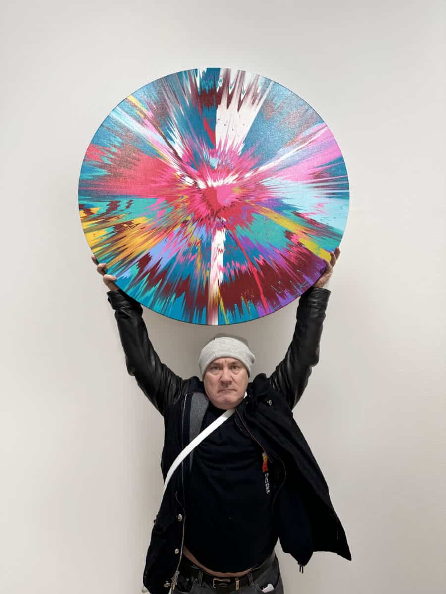 Damien Hirst’s The Beautiful Paintings realise  million.