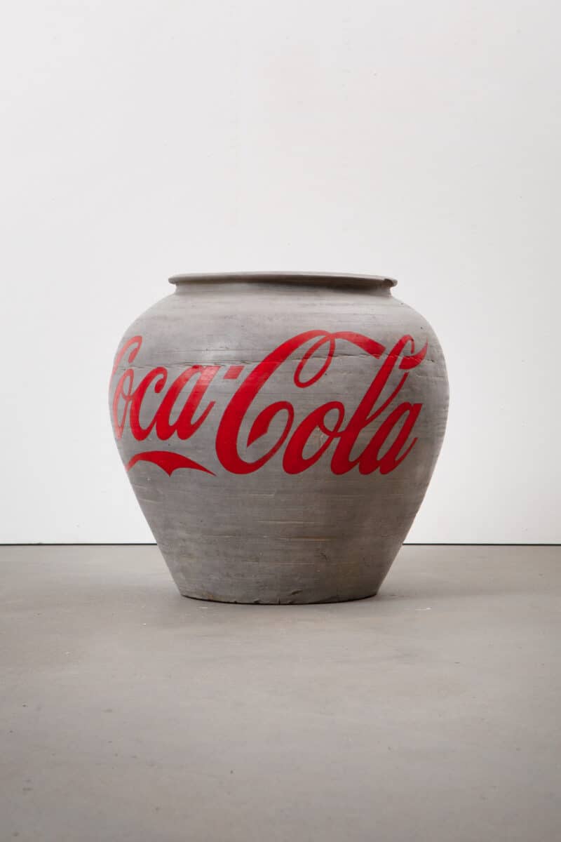 Ai Weiwei, Han Dynasty Urn with Coca-Cola Logo, 2014. © Image courtesy Ai Weiwei Studio