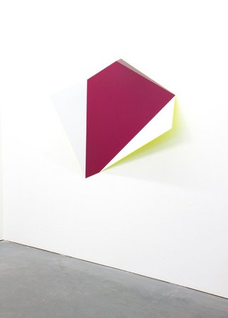 Rana Begum No. 448 - Fold, 2013 Paint on mild steel 112 x 136 x 35 cm