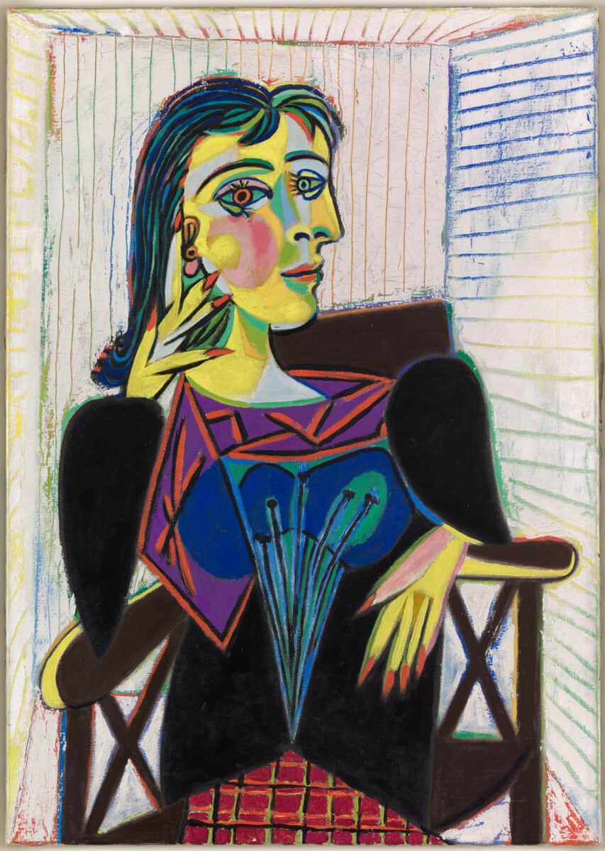 Pablo Picasso Portrait de Dora Maar 1937 Oil on Canvas 92x65cm Musée national Picasso-Paris, Donated by Pablo Picasso, 1979. MP158