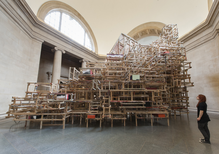 ART NEWS: Phyllida Barlow unveiled her largest and most ambitious work ...