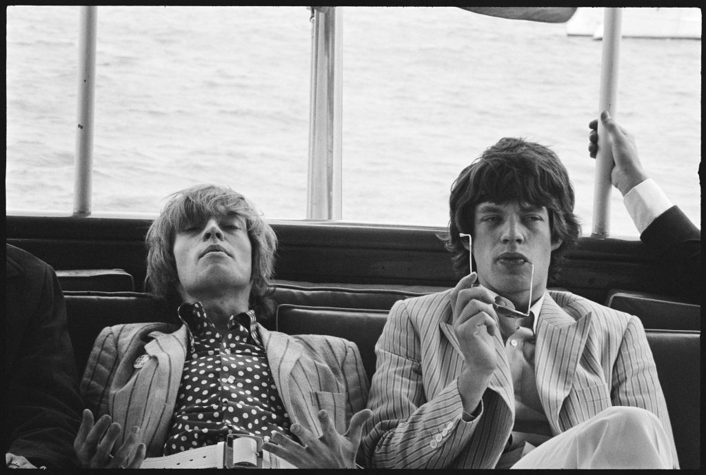 Brian Jones and Mick Jagger, Hudson River. New York, 1966