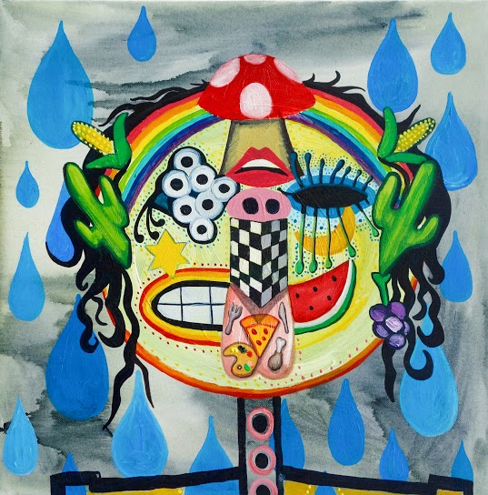 1_i speaki emoji - oil and acrylic on canvas - 41cm x 41cm - 2015 copy