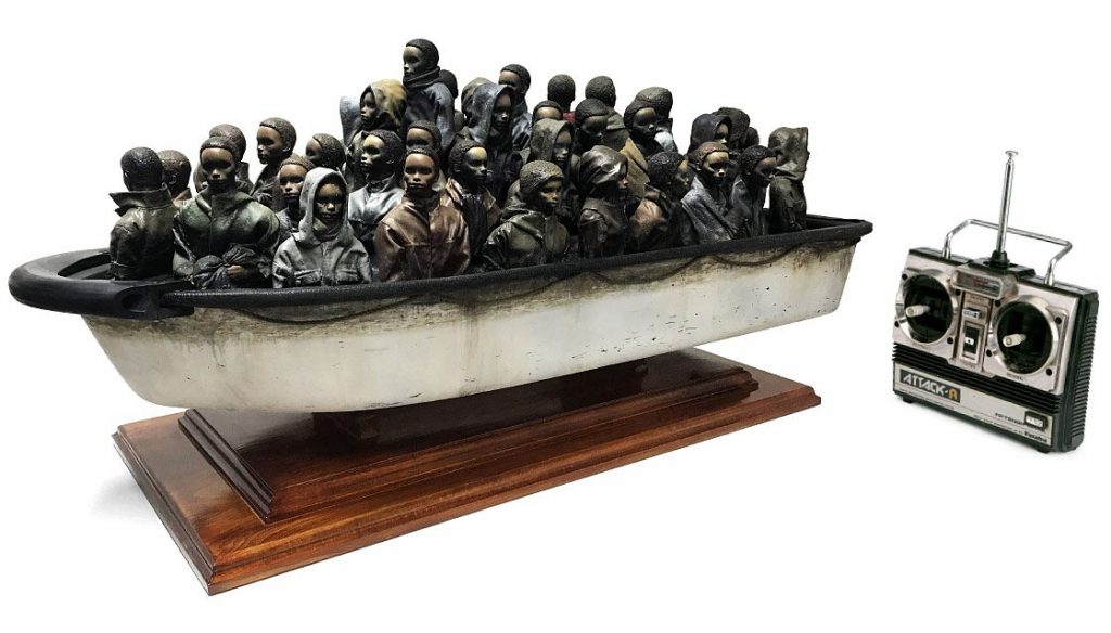 Banksy Help refugees 