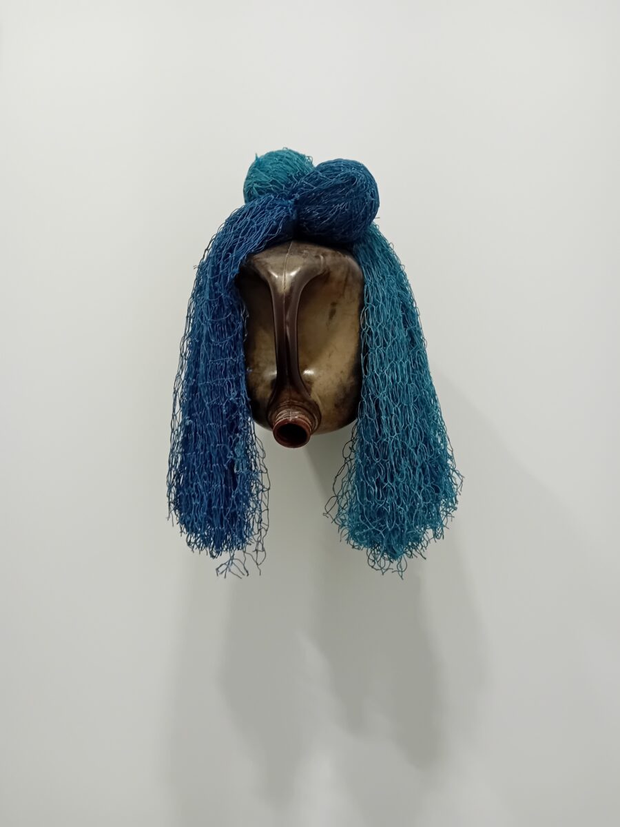 Romuald Hazoumè and ‘Serena’, 2024 at MAGNIN-A - Paris