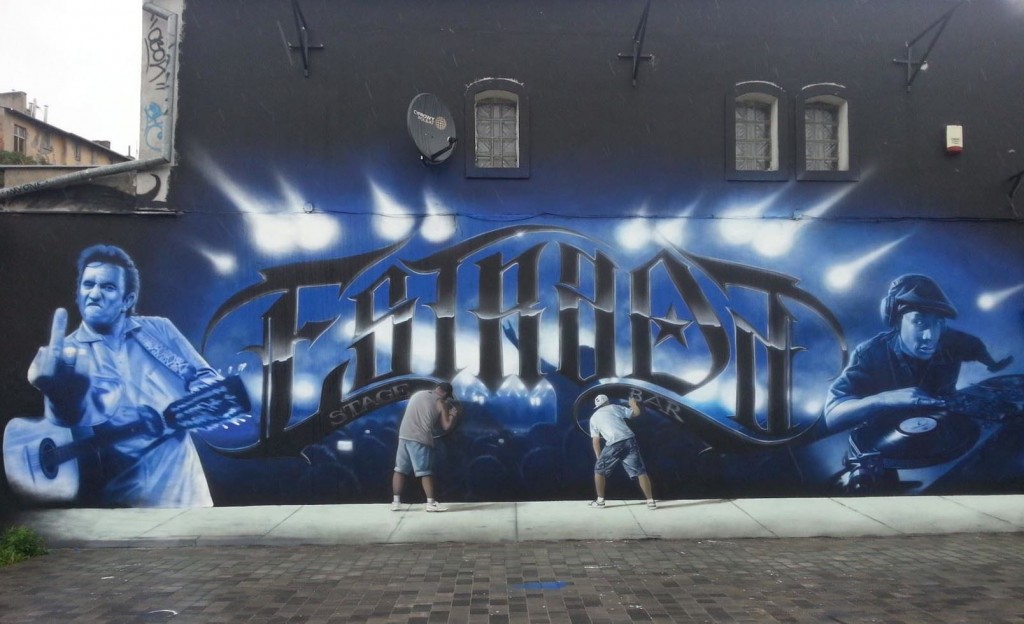 2a Street Artist SOAP’s mural in Bydgoszcz, Poland