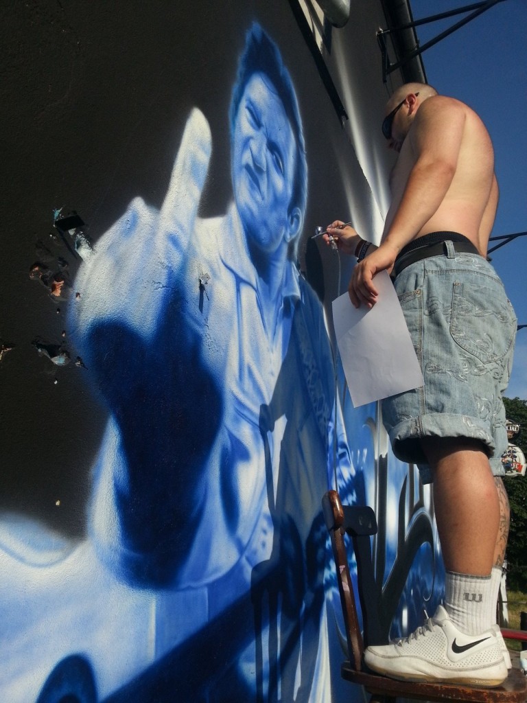 2b Street Artist SOAP’s mural in Bydgoszcz, Poland