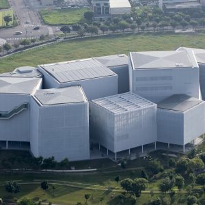 Taiwan’s Groundbreaking New Cultural Landmark, Taichung Green Museumbrary opens, with Major Exhibition with over 70 Artists from 20 Nations. 3. Exterior of Taichung Green Museumbrary, designed by SANAA Architects. Image courtesy of Taichung Art Museum. © Iwan Baan