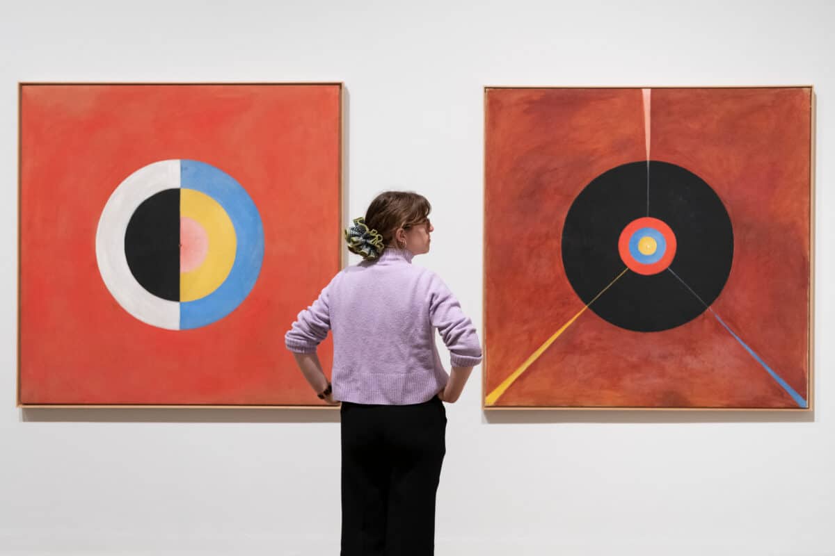 Hilma af Klint & Piet Mondrian: Forms of LifeInstallation View at Tate Modern 2023. Photo: Tate (Jai Monaghan)