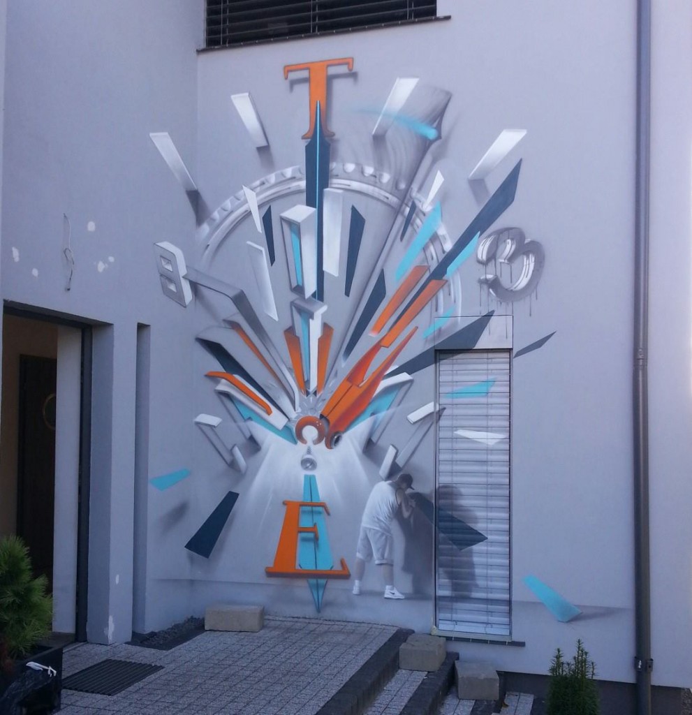 3Street Artist SOAP’s mural in Bydgoszcz, Poland