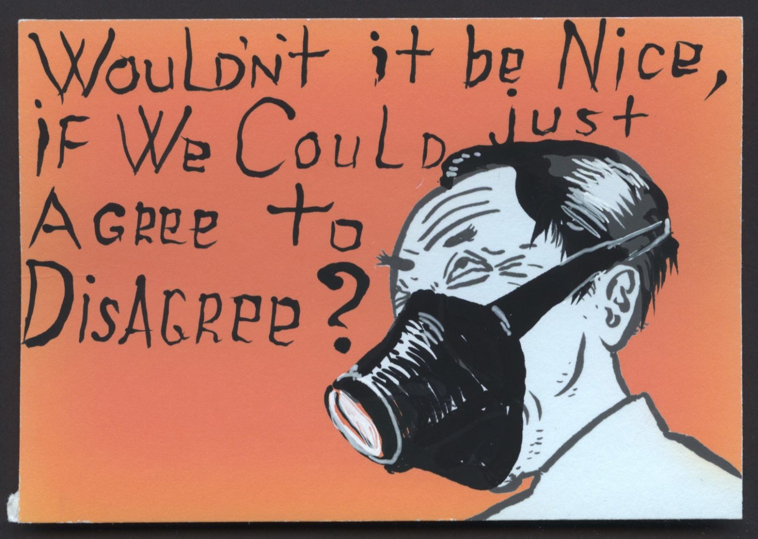 POSTCARDS FOR DEMOCRACY An art demonstration to support the 225yr old