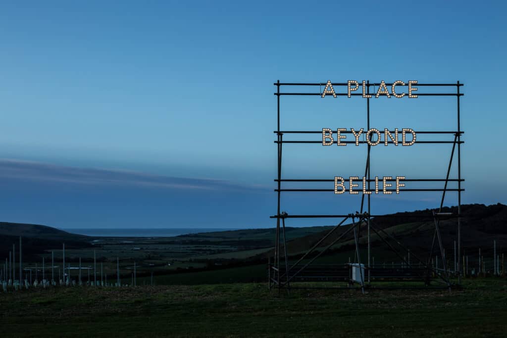 Turner Prize shortlisted artist Nathan Coley creates UK's Largest outdoor exhibition