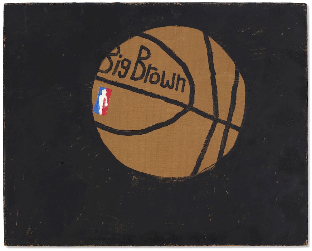 JONAS WOOD (b. 1977) Big Brown oil on canvas 20x16in.(50.8x40.6cm.) Estimate:$50,000-70,000 FADmagazine