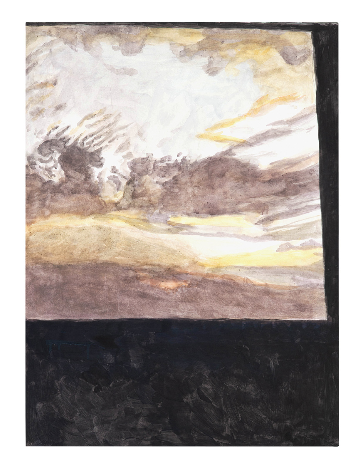 LUC TUYMANS (B. 1958) Clouds Estimate : GBP 30,000 - GBP 50,000 FAD MAGAZINE