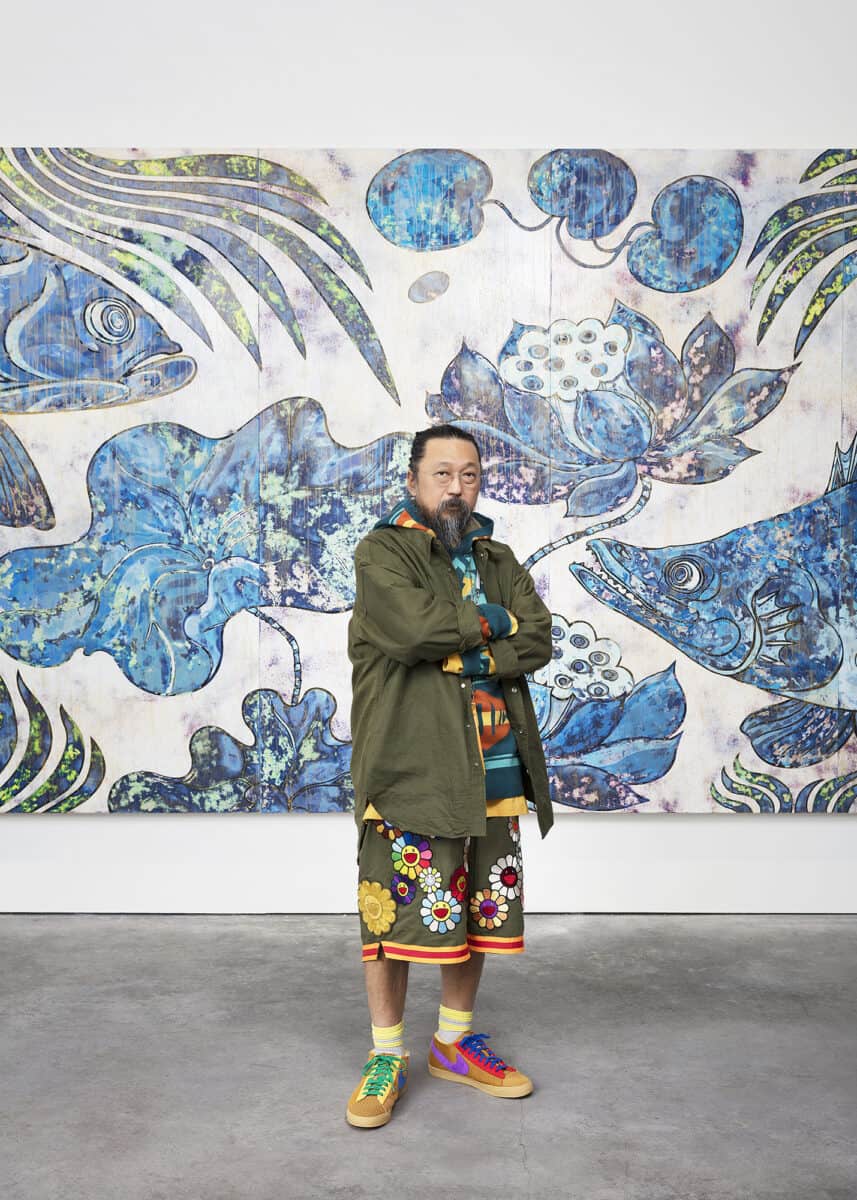 From video games to kabuki: Japanese artist Takashi Murakami's monumental  paintings come to France