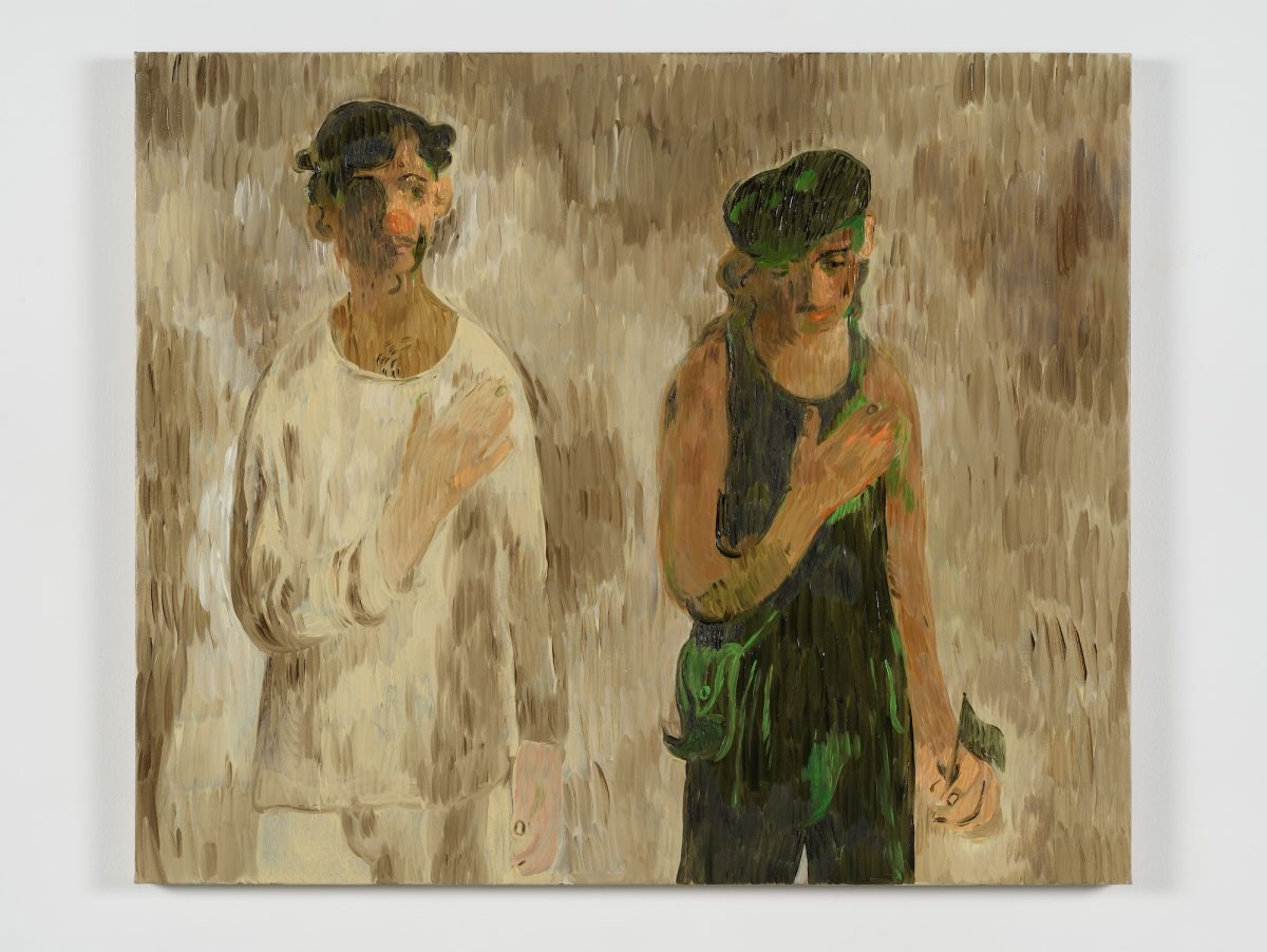 Tom Toor Salman Toor, Citizens (2022), Oil on panel, 91.4 x 109.2cm, Private ...