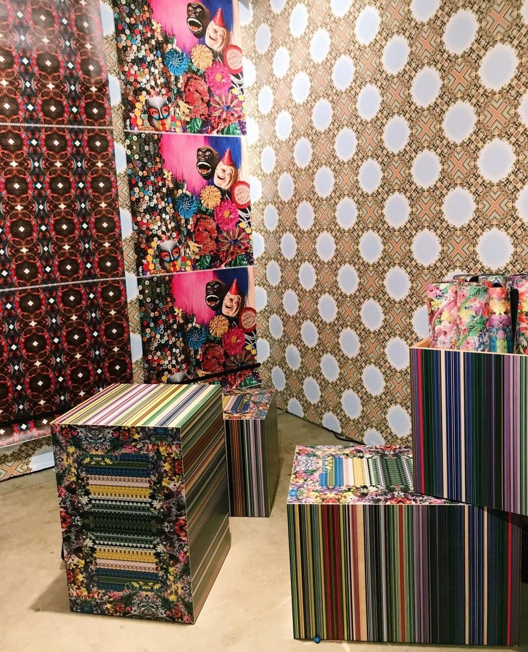 21chotels teamed up with Nick Cave and Bob Faust of Facility to create artist-designed contact sheets and yoga mats. 