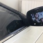 Paul Abbott Old English (Passenger) 2019 Rover 800 nearside door shell, glass, mirror, media player, Dimensions variable.