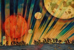 New Planet, 1921 by Konstantin Yuon. Photograph: © State Tretyakov Gallery, Moscow/DACS 2017