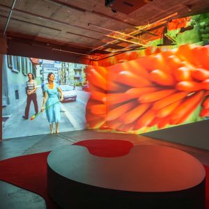 The Top 5 Exhibitions to see before the end of 2025 9. Installation view of Pipilotti Rist, Ever is Over All, 1997. Paradigm Shift, 180 Studios. Image credit_ Feiyang Xue
