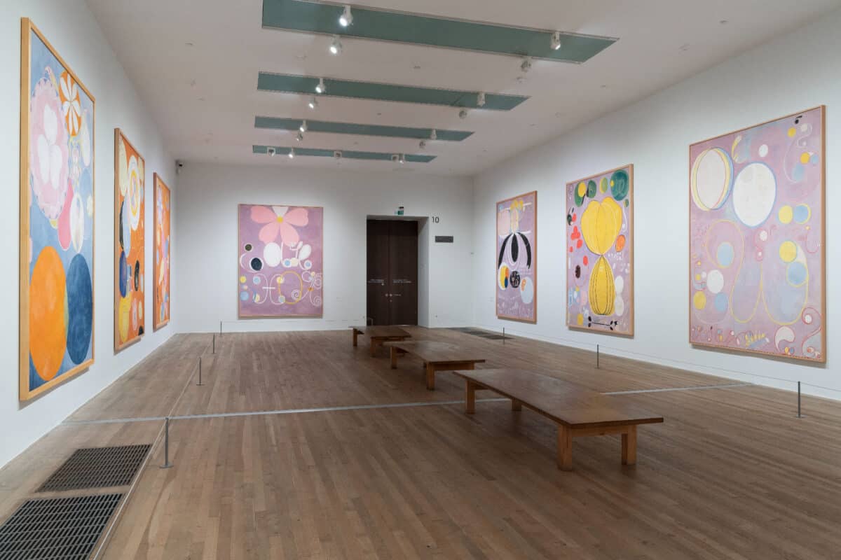 Hilma af Klint & Piet Mondrian: Forms of LifeInstallation View at Tate Modern 2023. Photo: Tate (Jai Monaghan)