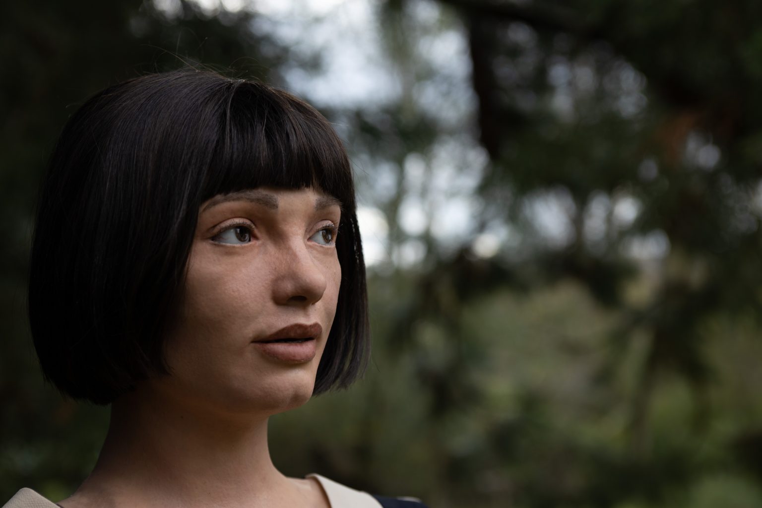 World's first ultrarealistic robot artist gets Design Museum show