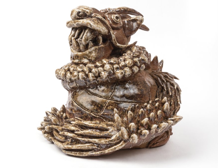 Akio Kontani, Dragon, 2017, Ceramic, 20x19x16cm, 8x7x6 inches - FAD ...