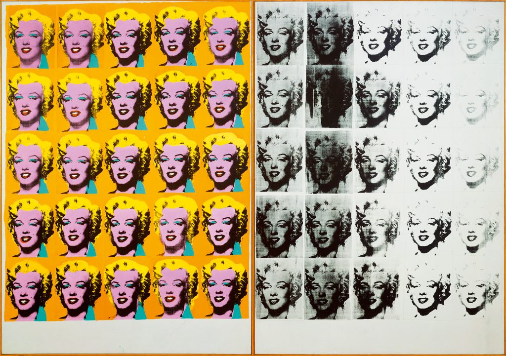 Andy Warhol (12 Mar – 6 Sep 2020, Tate Modern) Image: Andy Warhol Marilyn Diptych 1962 Tate. © 2019 The Andy Warhol Foundation for the Visual Arts, Inc. / Artists Right Society (ARS), New York and DACS, London