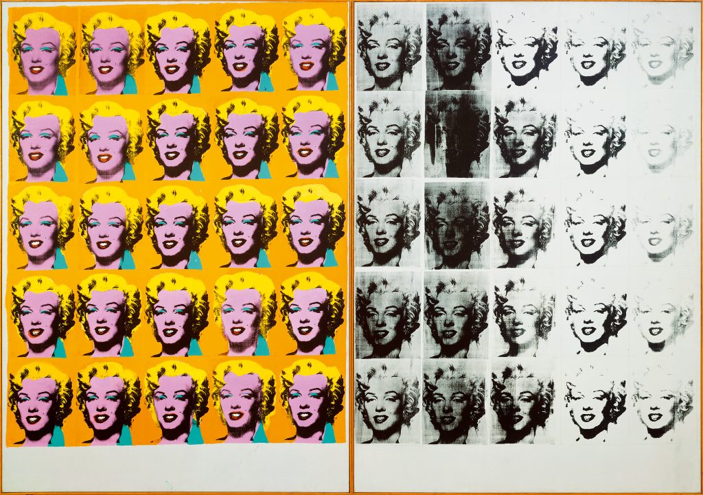 Andy Warhol (1928 – 1987) Marilyn Diptych 1962 Tate  ?© 2019 The Andy Warhol Foundation for the Visual Arts, Inc / Artists Right Society (ARS), New York and DACS, London FAD magazine