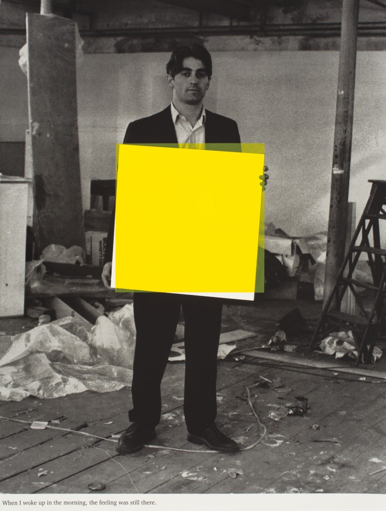 Angus Fairhurst When I Woke up in the Morning the Feeling was still there_yellow 1997