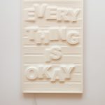 Antoine Catala, 'Don't Worry (Wood Panel)' (2017), latex, wood, foam, pump, 58 x 36 inches (147.32 x 91.44 cm) FAD MAGAZINE