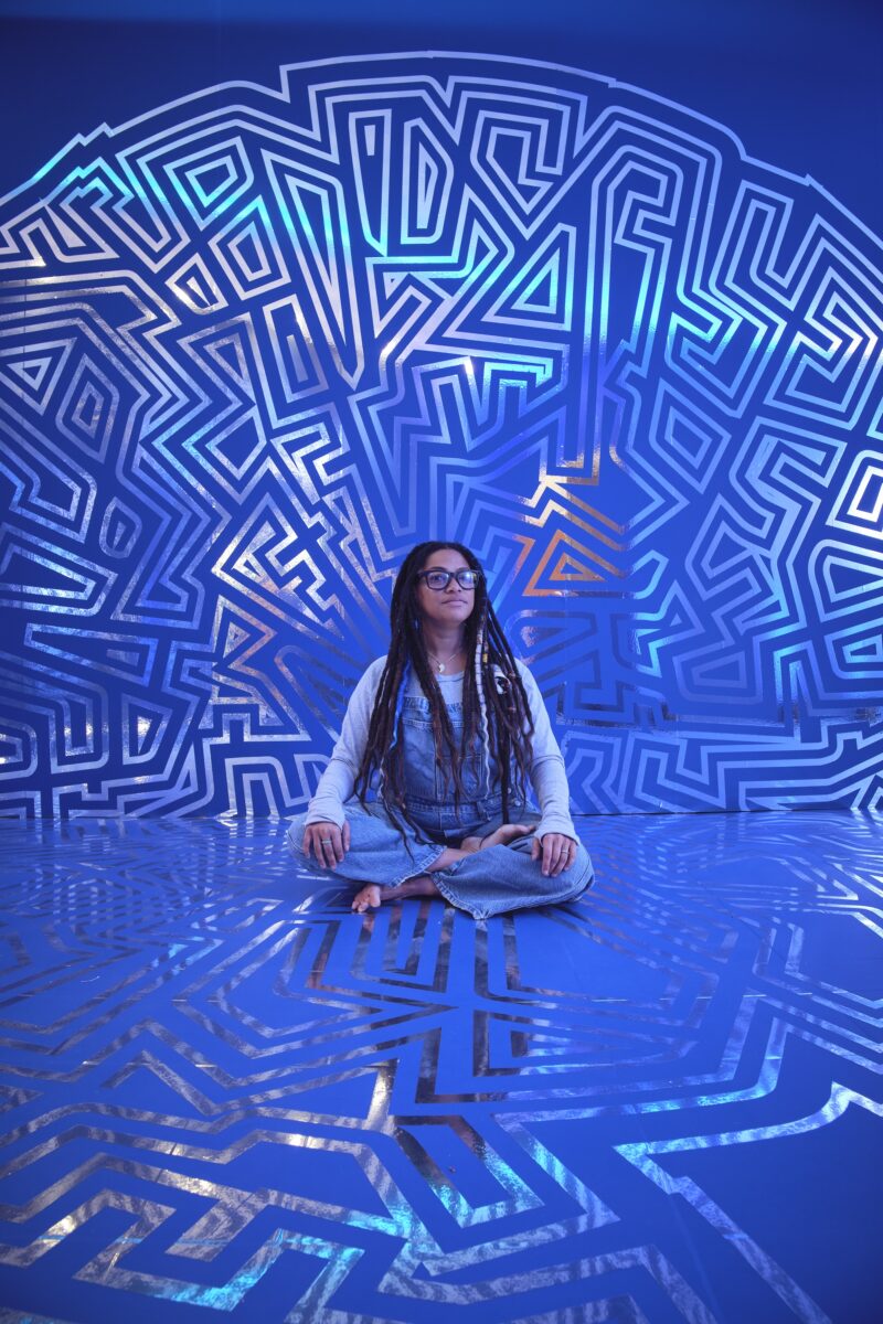 Artist Ya La'ford in her installation for London Art Fair 2025 