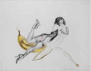 Banana Woman 1971 by Margaret Harrison born 1940