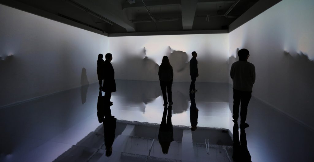 Beyond the Scene, Yiyun Kang. Render images, projection mapping installation, 2020