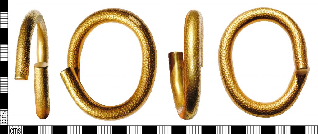 Gold arm ring from St Bees, Cumbria. Bronze Age c. 900–700 BC © The Trustees of the British Museum