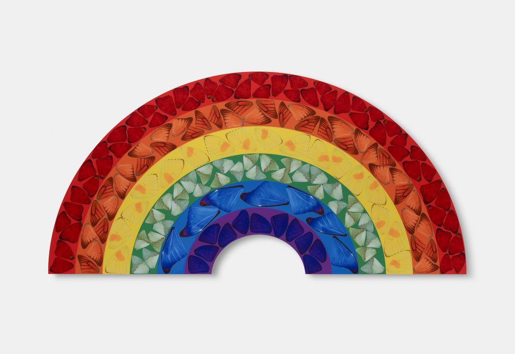 FAD MAGAZINE DAMIEN HIRST Butterfly Rainbow, 2020 
