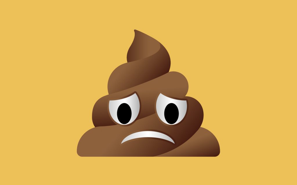 Unhappy Pile of Poo emoji