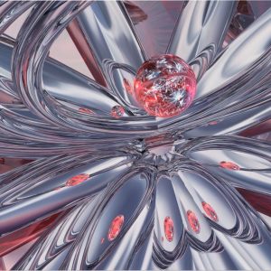 Chanel Khoury's Paintings Are Not AI (But You're Forgiven for Thinking So) Signed and dated verso Oil on canvas 46 5/8 x 74 1/8 x 1 1/2 inches (framed) (CKh 7)