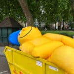 SKIP Gallery + Cool Shit drop giant new inflatable character in secret London location