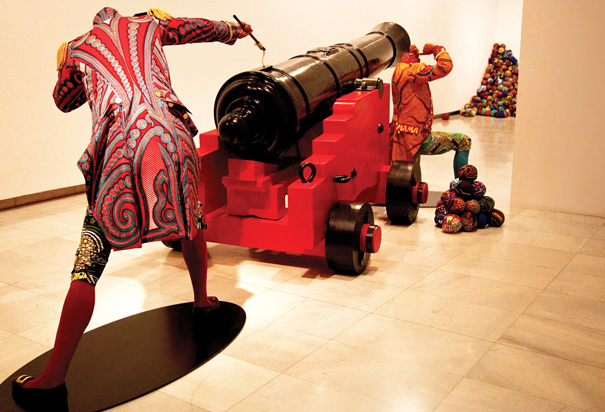 Yinka Shonibare, Canonball Heaven 2011, Pearl Lam Galleries in association withStephen Friedman Gallery