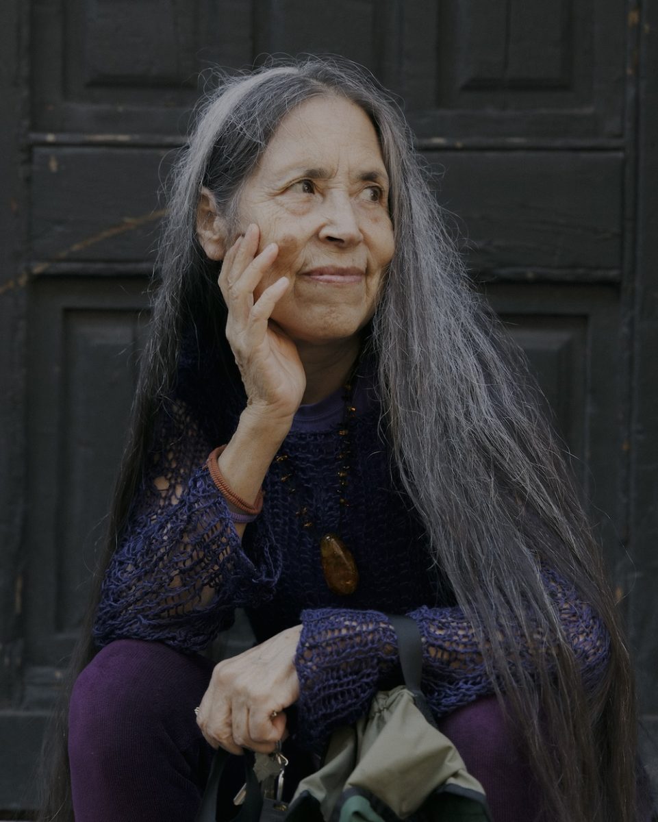 Cecilia Vicuña Portrait of the artist Courtesy the artist and Lehmann Maupin, New York, Seoul, and London © 2025 Cecilia Vicuña Photo William Jess Laird