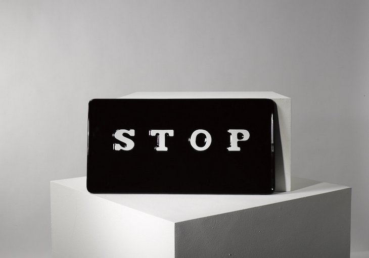 Cornelia Parker's Stop is also sold by Plinth